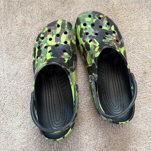 Mens Camo Crocs - Size 12